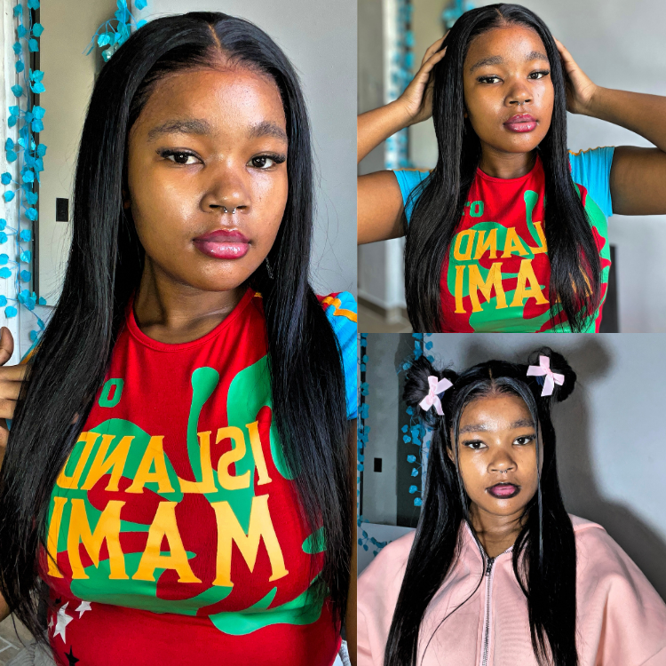 [lesediiii.m]'s Special Link PreMax Wigs - Flexi-Fit Silky Straight Invisi Drawstring Cap & HD Lace & Regular Lace Glueless 13x4 Frontal Lace Human Hair Wig Pre-Cut Lace