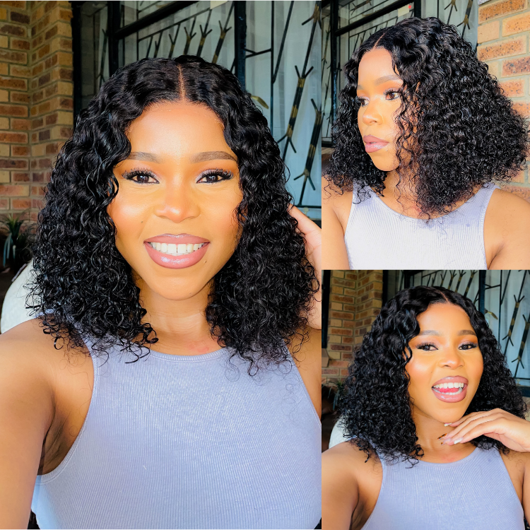 [mandisashange_]'s Special Link 1 Sec Install Wig | 180% Density ReadytoGo Soft Deep Curl Bob Glueless 4x4 Closure Lace Wig