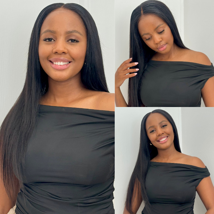 [reba_mofokeng]'s Special Link PreMax Wigs - Flexi-Fit Silky Straight Invisi Drawstring Cap & HD Lace & Regular Lace Glueless 13x4 Frontal Lace Human Hair Wig Pre-Cut Lace
