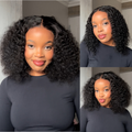 [smatsatsaa]'s Special Link 1 Sec Install Wig | 180% Density ReadytoGo Soft Deep Curl Bob Glueless 4x4 Closure Lace Wig