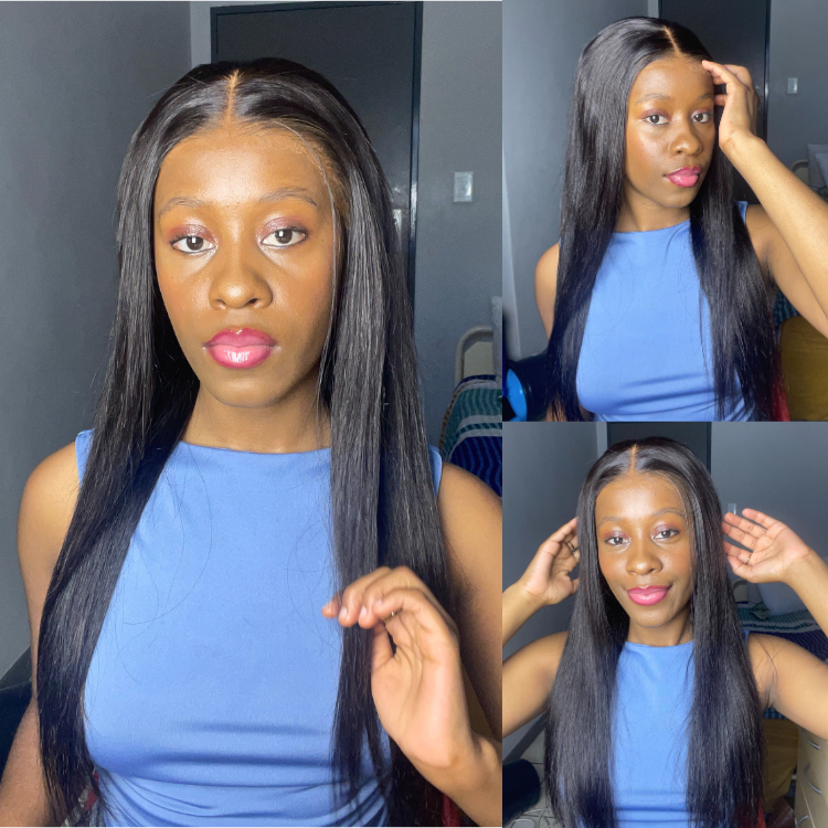 [bongol.bee]'s Special Link PreMax Wigs | Ready to Wear Silk Straight Glueless 13x4 Frontal Lace Wig 100% Human Hair