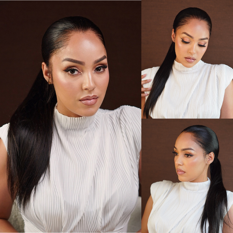 [morgantasneem]'s Special Link NatureMAX™ Pre-do Lagos Hairline Flexi Fit Invisi Drawstring Cap Silky Straight Glueless 13x4 Frontal HD Lace Wig Pre-Cut Lace