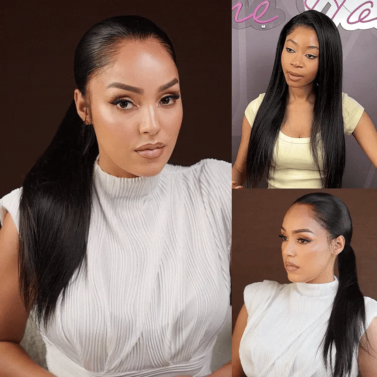 [fey_thulare]'s Special Link NatureMAX™ Pre-do Lagos Hairline Flexi Fit Invisi Drawstring Cap Silky Straight Glueless 13x4 Frontal HD Lace Wig Pre-Cut Lace