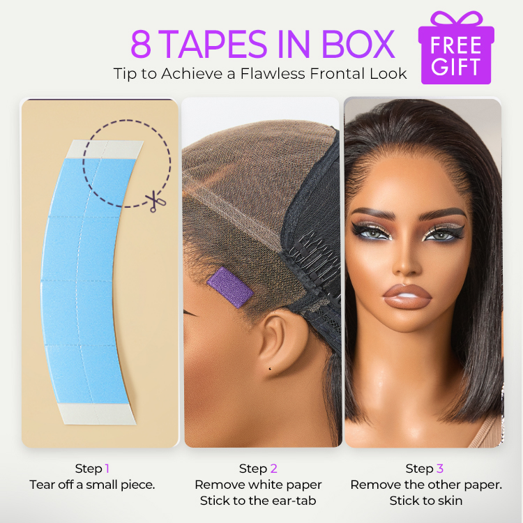 [tumi_is]'s Special Link NatureMAX™ Pre-do Lagos Hairline Flexi Fit Invisi Drawstring Cap Silky Straight Bob 13x4 Frontal HD Lace Wig Pre-Cut Lace