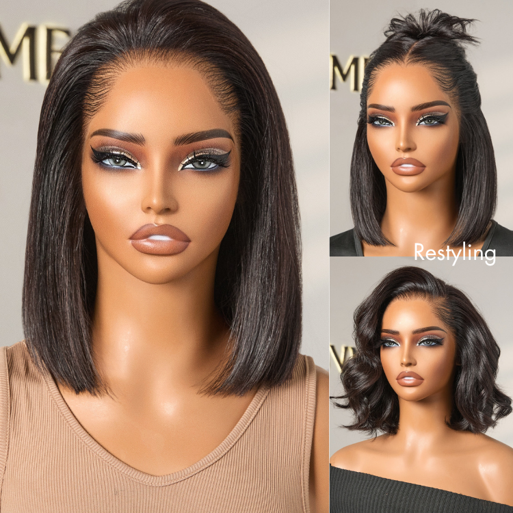 [maggiie.rs]'s Special Link NatureMAX™ Pre-do Lagos Hairline Flexi Fit Invisi Drawstring Cap Silky Straight Bob 13x4 Frontal HD Lace Wig Pre-Cut Lace
