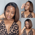 [youngmom_raising_girls]'s Special Link PreMax Wigs | Brown Highlight Silky Blunt Cut Bob Glueless Lace Wig With Pre-Bleached Pre-Plucked Pre-Cut Lace