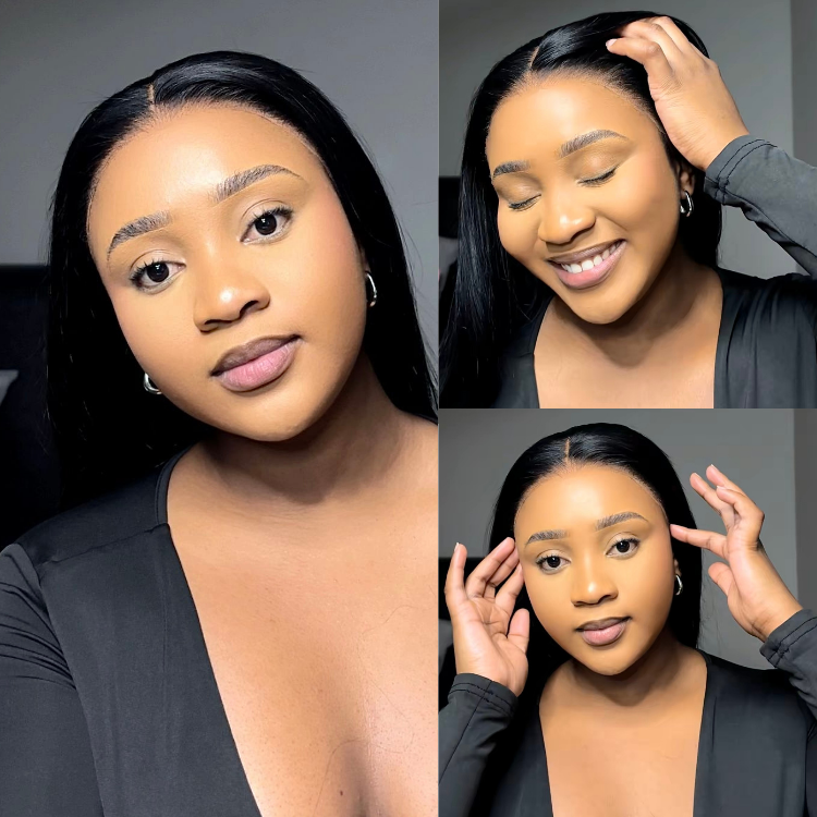 [_sphesihle.n]'s Special Link PreMax Wigs - Flexi-Fit Silky Straight Invisi Drawstring Cap & HD Lace & Regular Lace Glueless 13x4 Frontal Lace Human Hair Wig Pre-Cut Lace