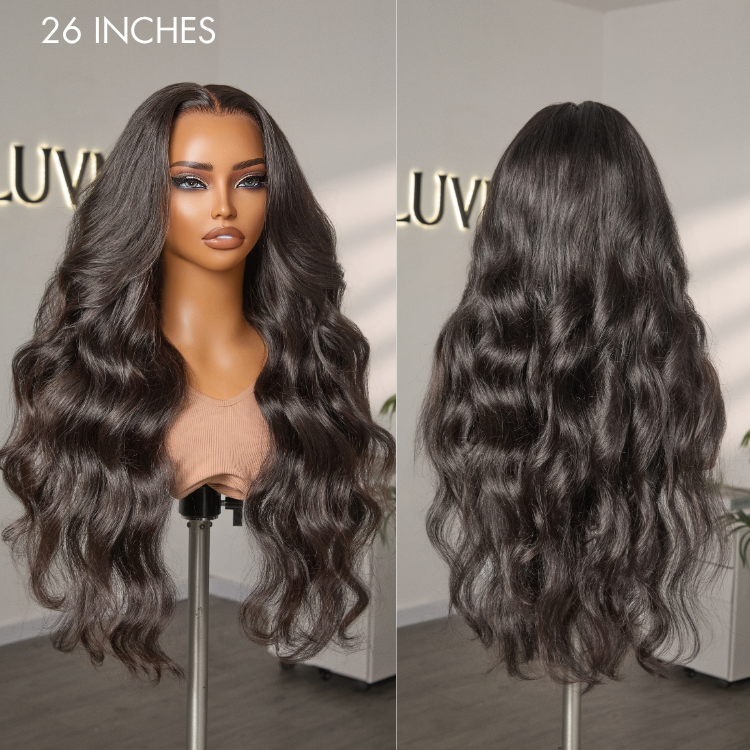 special I SouthKiss Hair Mature Elegant Style 13x4 Frontal Lace 26 inches Loose Body Wave Wig 100% Human Hair Wig