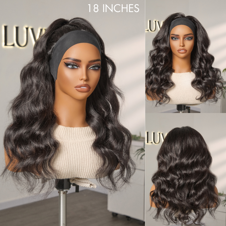 Worth I SouthKiss Hair Mature Elegant Style No Lace Loose Body Wave Headband Wig