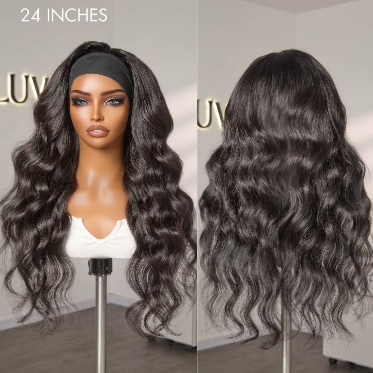 Worth I SouthKiss Hair Mature Elegant Style No Lace Loose Body Wave Headband Wig
