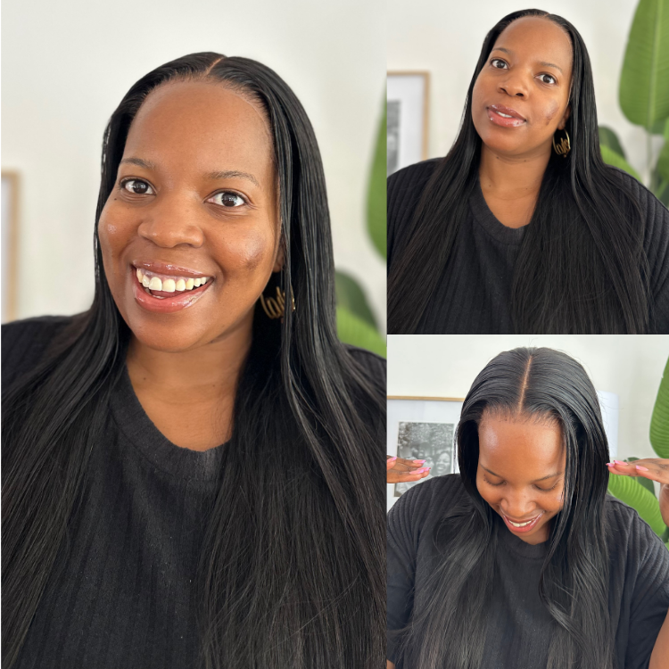 [ndzalamamasindi]'s Special Link PreMax Wigs - Flexi-Fit Silky Straight Invisi Drawstring Cap & HD Lace & Regular Lace Glueless 13x4 Frontal Lace Human Hair Wig Pre-Cut Lace