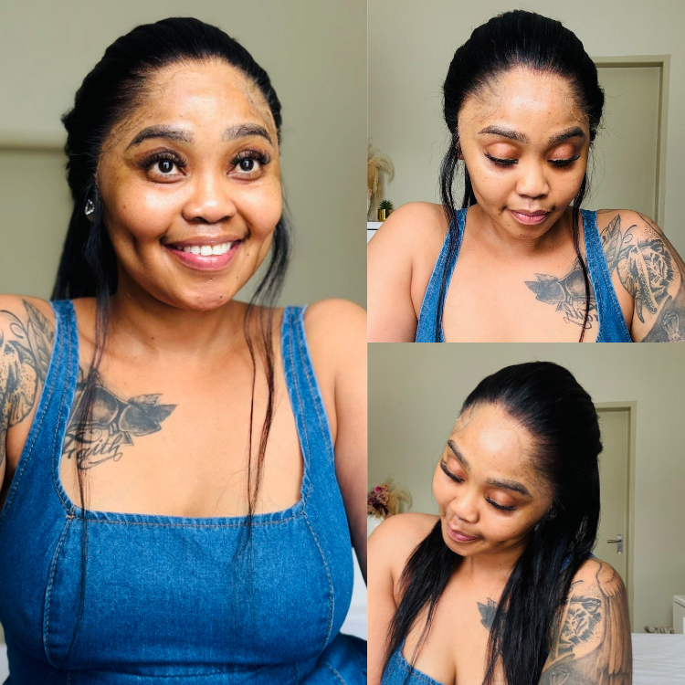 [mimo_mokgosi]'s Special Link NatureMAX™ Pre-do Lagos Hairline Flexi Fit Invisi Drawstring Cap Silky Straight Glueless 13x4 Frontal HD Lace Wig Pre-Cut Lace