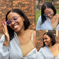 [flamingo_zee1]'s Special Link NatureMAX™ Silky Blunt Cut Bob Glueless Ear-to-ear 13x4 HD Lace Front Wig Pre-Cut Lace Flexi-Fit Drawstring Cap