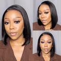 [zeema_k]'s Special Link NatureMAX™ Silky Blunt Cut Bob Glueless Ear-to-ear 13x4 HD Lace Front Wig Pre-Cut Lace Flexi-Fit Drawstring Cap