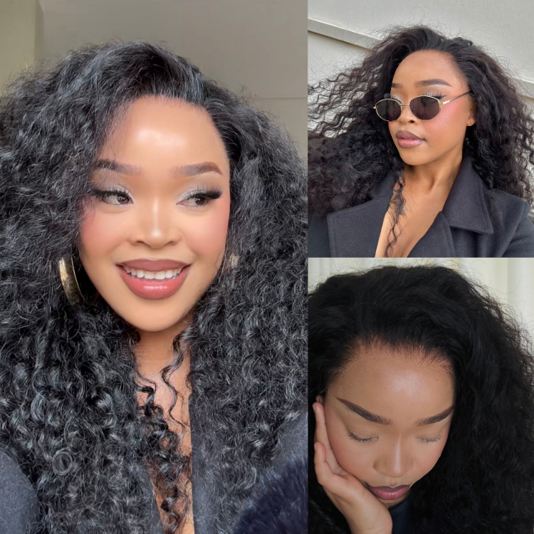 [aunty_ano]'s Special Link PreMax Wigs | Flexi-Fit Invisi Drawstring Cap 360 HD Lace Water Wave Wig Pre-Cut Lace