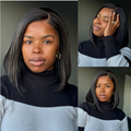 [yangasobetwa]'s Special Link NatureMAX™ Silky Blunt Cut Bob Glueless Ear-to-ear 13x4 HD Lace Front Wig Pre-Cut Lace Flexi-Fit Drawstring Cap