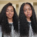 [showup_nompi]'s Special Link PreMax 180% / 220% Density Water Wave Glueless Flexi-Fit Drawstring 13x4 Frontal Lace Fluffy Curly Wig Pre-Cut Lace
