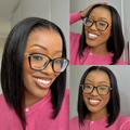 [ayanda_tenza]'s Special Link NatureMAX™ Silky Blunt Cut Bob Glueless Ear-to-ear 13x4 HD Lace Front Wig Pre-Cut Lace Flexi-Fit Drawstring Cap