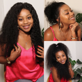 [gabisilet]'s Special Link PreMax 180% / 220% Density Water Wave Glueless Flexi-Fit Drawstring 13x4 Frontal Lace Fluffy Curly Wig Pre-Cut Lace