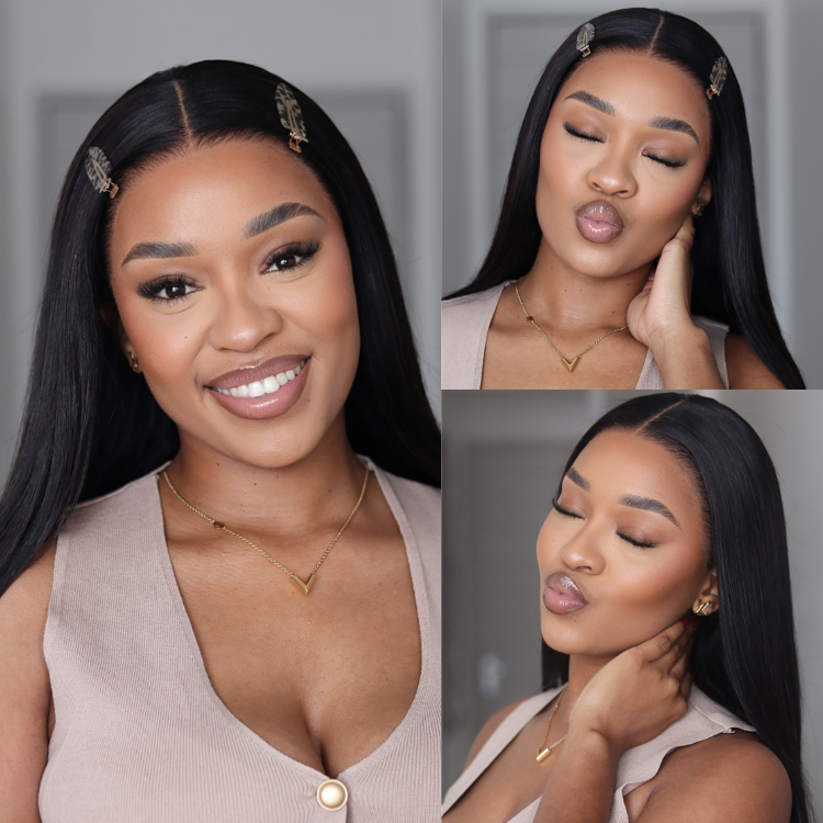 [t.sinah]'s Special Link PreMax Wigs - Flexi-Fit Silky Straight Invisi Drawstring Cap & HD Lace & Regular Lace Glueless 13x4 Frontal Lace Human Hair Wig Pre-Cut Lace