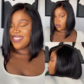 [mandy.hagan_]'s Special Link NatureMAX™ Silky Blunt Cut Bob Glueless Ear-to-ear 13x4 HD Lace Front Wig Pre-Cut Lace Flexi-Fit Drawstring Cap