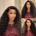 [hlengiwedongo]'s Special Link PreMax 180% / 220% Density Water Wave Glueless Flexi-Fit Drawstring 13x4 Frontal Lace Fluffy Curly Wig Pre-Cut Lace
