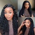 [angelaa.linda]'s Special Link PreMax 180% / 220% Density Water Wave Glueless Flexi-Fit Drawstring 13x4 Frontal Lace Fluffy Curly Wig Pre-Cut Lace