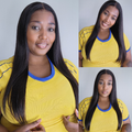 [miss__kaymo_youtuber]'s Special Link PreMax Wigs | Ready to Wear Silk Straight Glueless 13x4 Frontal Lace Wig 100% Human Hair