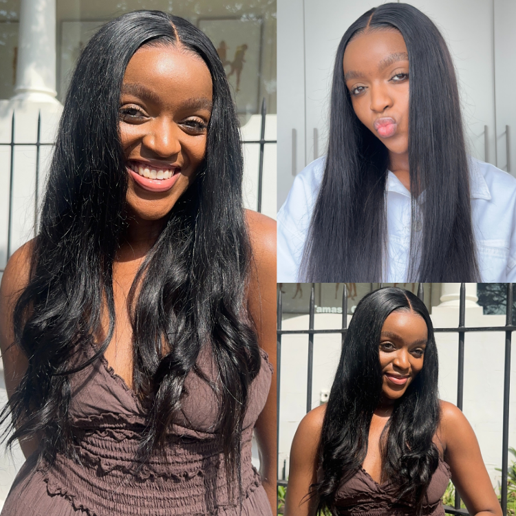 [phiwokuhle_mthembu]'s Special Link PreMax Wigs - Flexi-Fit Silky Straight Invisi Drawstring Cap & HD Lace & Regular Lace Glueless 13x4 Frontal Lace Human Hair Wig Pre-Cut Lace