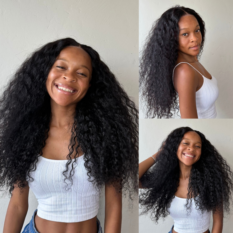 [boipelo_seremane]'s Special Link PreMax 180% / 220% Density Water Wave Glueless Flexi-Fit Drawstring 13x4 Frontal Lace Fluffy Curly Wig Pre-Cut Lace