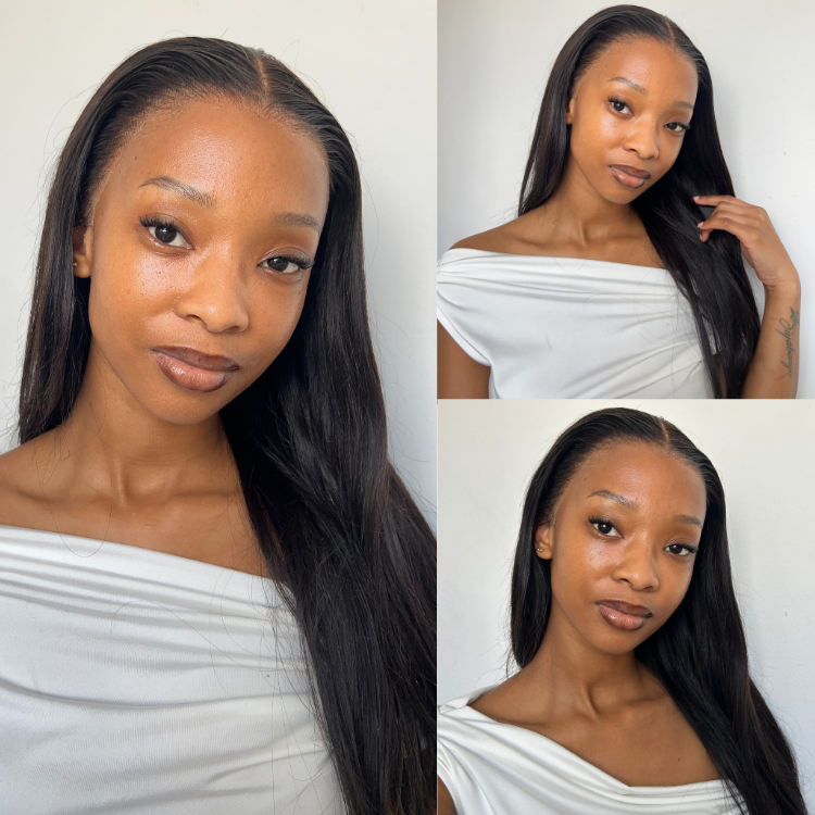[_tshologumede]'s Special Link PreMax Wigs | Ready to Wear Silk Straight Glueless 13x4 Frontal Lace Wig 100% Human Hair