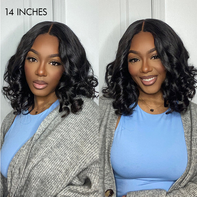 Worth | Gorgeous Natural Black Loose Wave 5x5 Closure Lace Glueless Wig