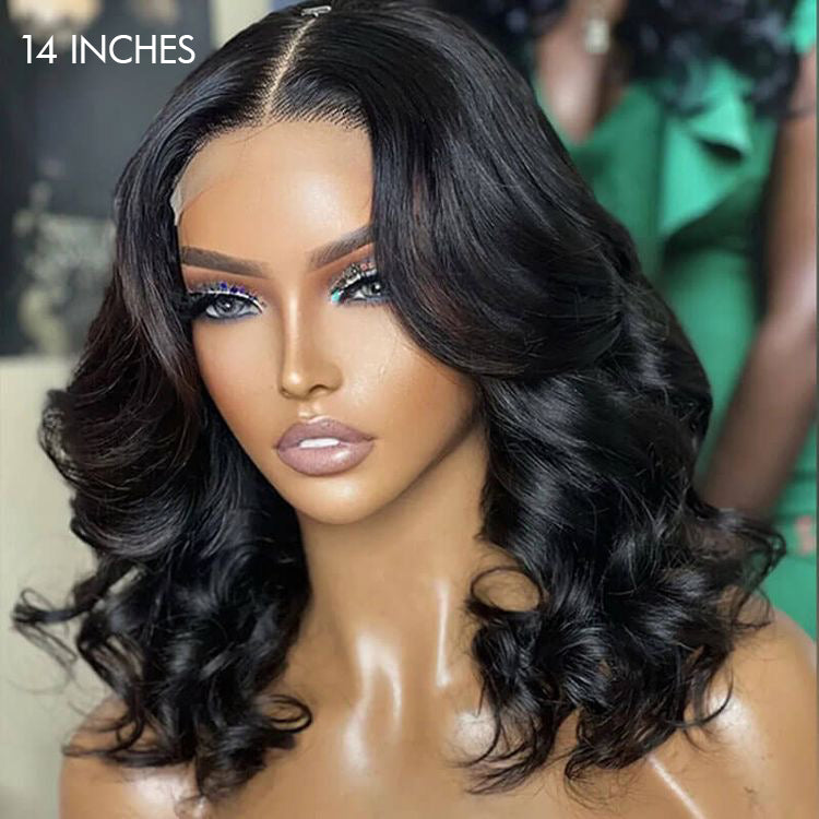Worth | Gorgeous Natural Black Loose Wave 5x5 Closure Lace Glueless Wig