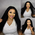 [lesa_molapo]'s Special Link PreMax 180% / 220% Density Water Wave Glueless Flexi-Fit Drawstring 13x4 Frontal Lace Fluffy Curly Wig Pre-Cut Lace
