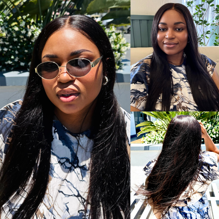 [themulaudzis]'s Special Link NatureMAX™ 180% Density Silky Straight Glueless Ear-to-ear 13x4 HD Lace Front Wig Pre-Cut Lace Flexi-Fit Drawstring Cap