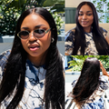 [themulaudzis]'s Special Link NatureMAX™ 180% Density Silky Straight Glueless Ear-to-ear 13x4 HD Lace Front Wig Pre-Cut Lace Flexi-Fit Drawstring Cap