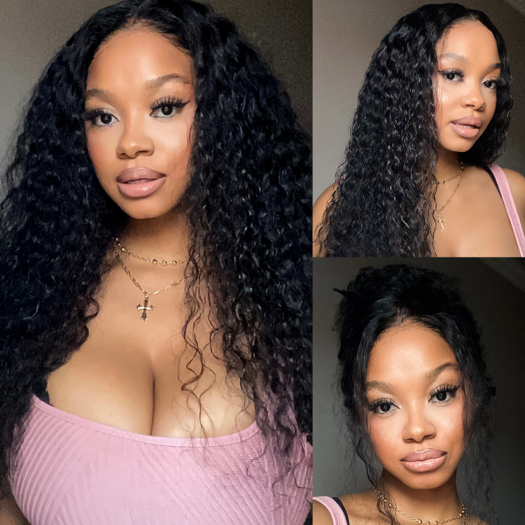 [larona_moagi_]'s Special Link PreMax Wigs | Flexi-Fit Invisi Drawstring Cap 360 HD Lace Water Wave Wig Pre-Cut Lace