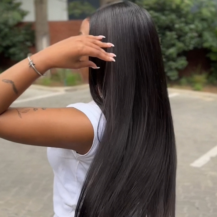 [_thandomashiyane]'s Special Link NatureMAX™ 180% Density Silky Straight Glueless Ear-to-ear 13x4 HD Lace Front Wig Pre-Cut Lace Flexi-Fit Drawstring Cap