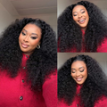 [popi_nyawo]'s Special Link PreMax 180% / 220% Density Water Wave Glueless Flexi-Fit Drawstring 13x4 Frontal Lace Fluffy Curly Wig Pre-Cut Lace