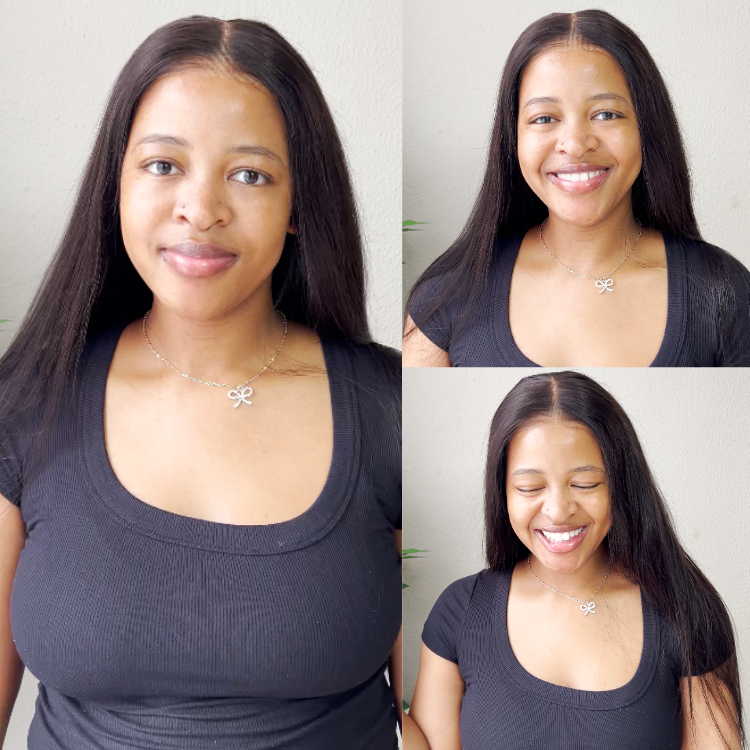 [u_thandohadebe]'s Special Link NatureMAX™ 180% Density Silky Straight Glueless Ear-to-ear 13x4 HD Lace Front Wig Pre-Cut Lace Flexi-Fit Drawstring Cap