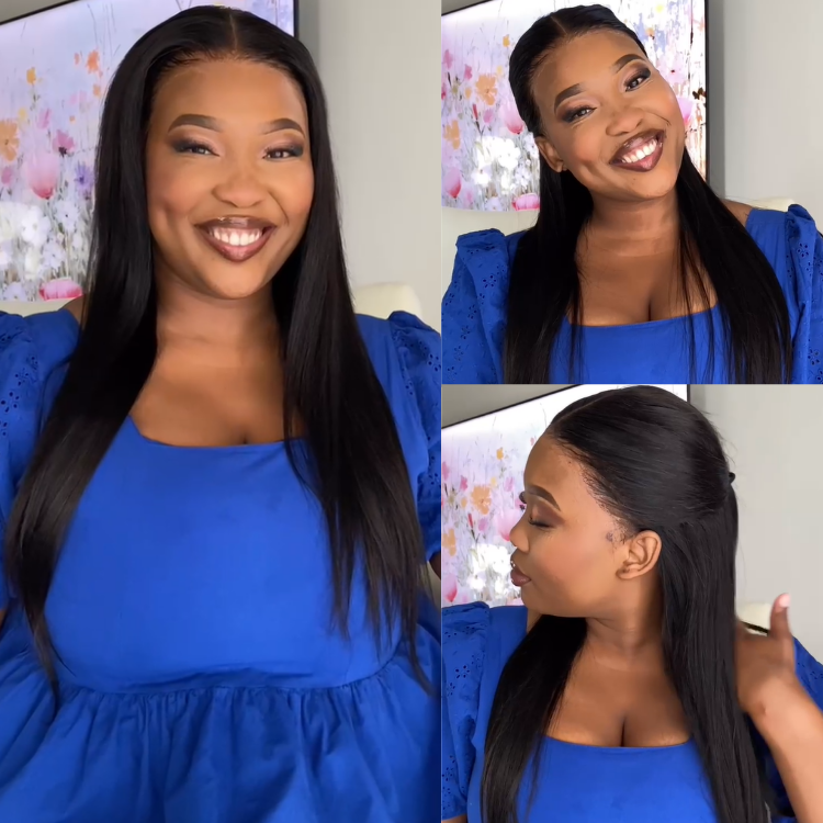 [bukeka.morobe]'s Special Link PreMax Wigs | Ready to Wear Silk Straight Glueless 13x4 Frontal Lace Wig 100% Human Hair