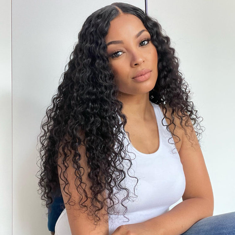Worth I Glueless Wig Water Wave 4*4 Closure Lace Wig