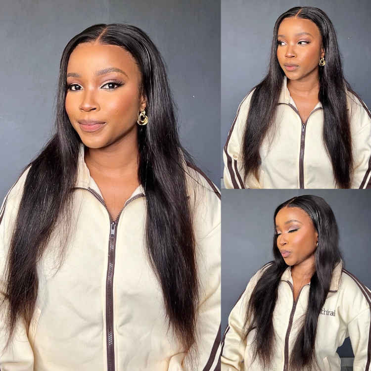 [usindi.swa]'s Special Link NatureMAX™ 180% Density Silky Straight Glueless Ear-to-ear 13x4 HD Lace Front Wig Pre-Cut Lace Flexi-Fit Drawstring Cap