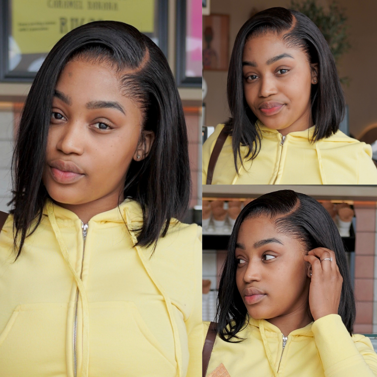 [michelle._ndhlovu]'s Special Link NatureMAX™ Pre-do Lagos Hairline Flexi Fit Invisi Drawstring Cap Silky Straight Bob 13x4 Frontal HD Lace Wig Pre-Cut Lace