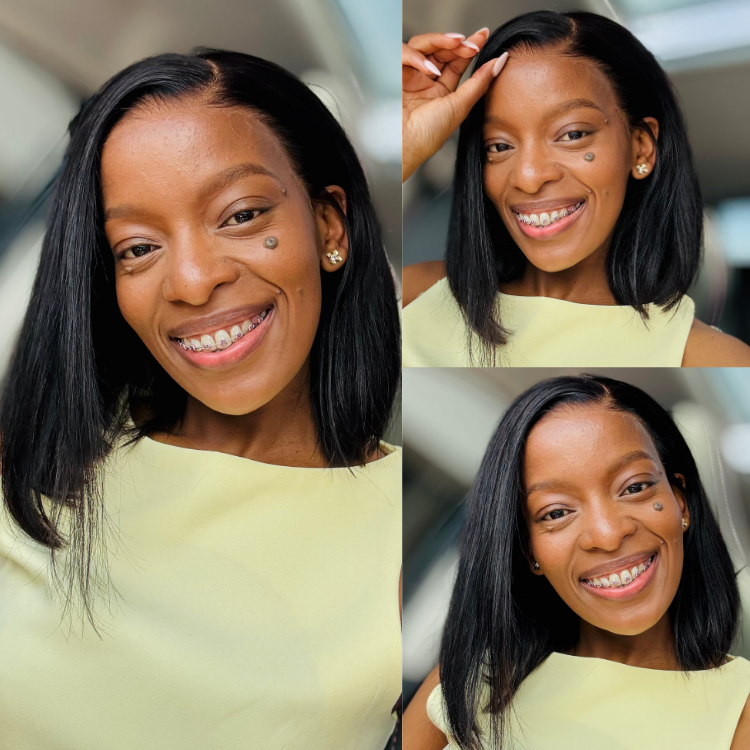 [katlee_ntuli]'s Special Link NatureMAX™ Silky Blunt Cut Bob Glueless Ear-to-ear 13x4 HD Lace Front Wig Pre-Cut Lace Flexi-Fit Drawstring Cap