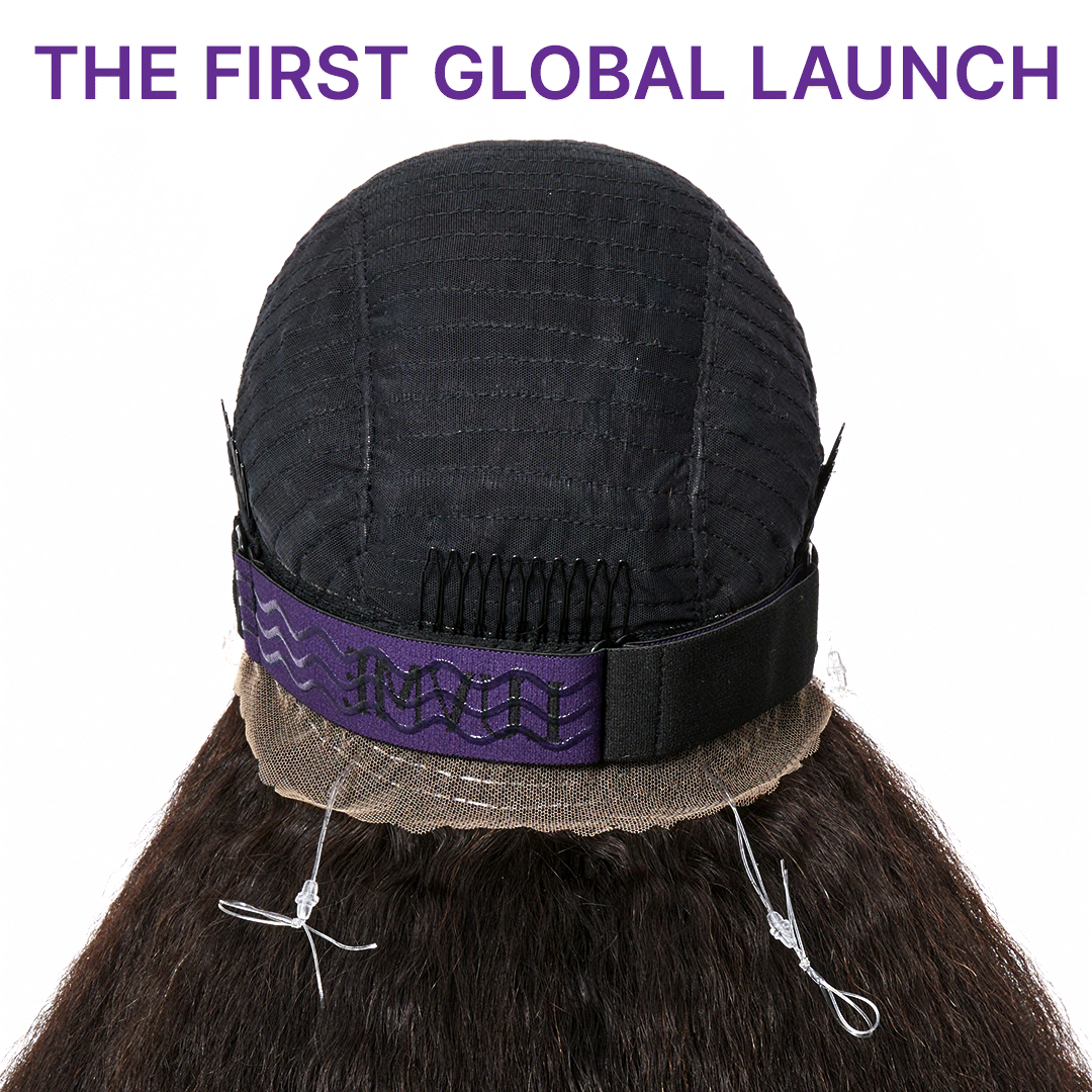 [kgauhelo_04]'s Special Link MyOwn-Fit™ 360 HD Lace Kinky Straight Wig Flexi-Fit Invisi Drawstring Cap & Pre-Cut Lace