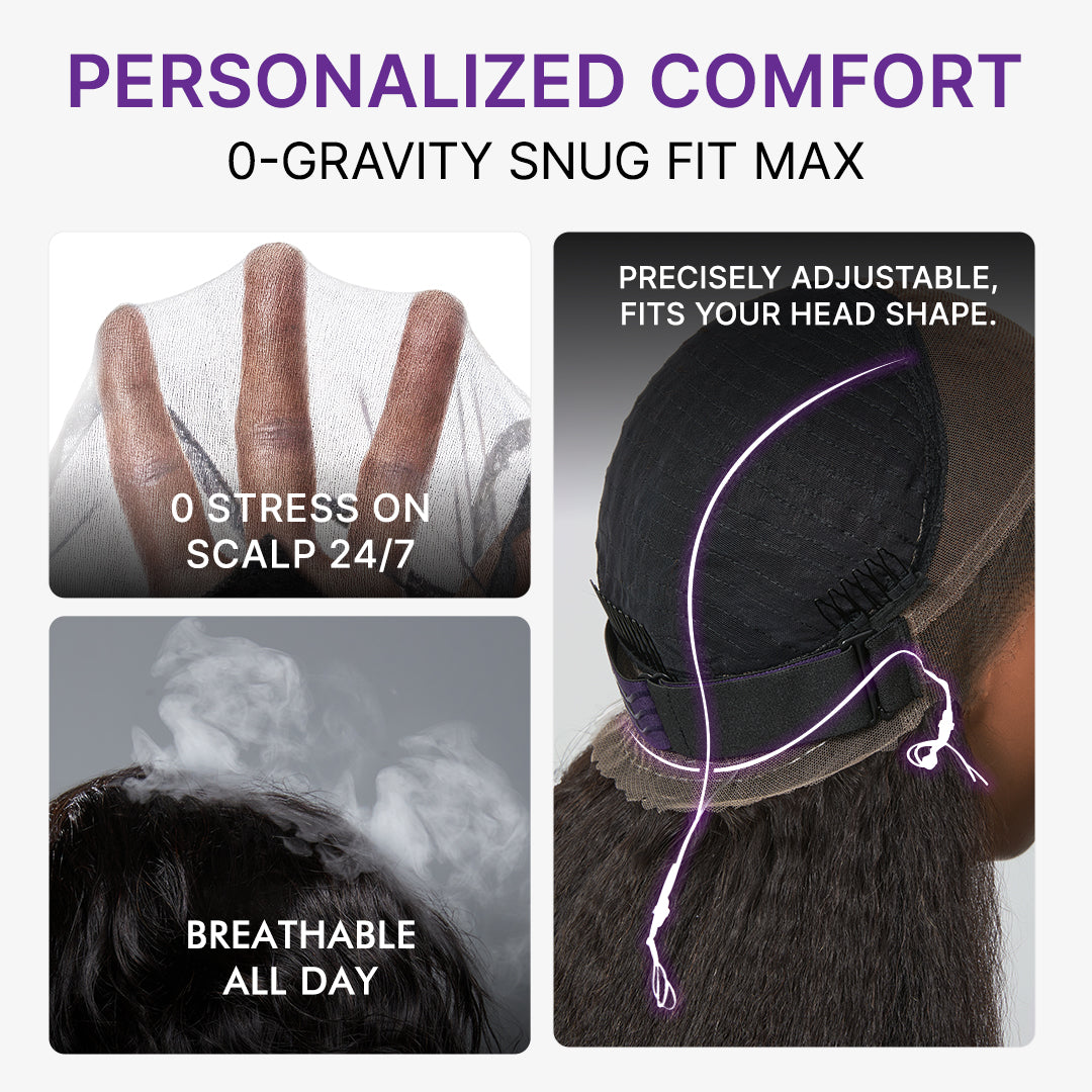 [tshego_chale]'s Special Link MyOwn-Fit™ 360 HD Lace Kinky Straight Wig Flexi-Fit Invisi Drawstring Cap & Pre-Cut Lace