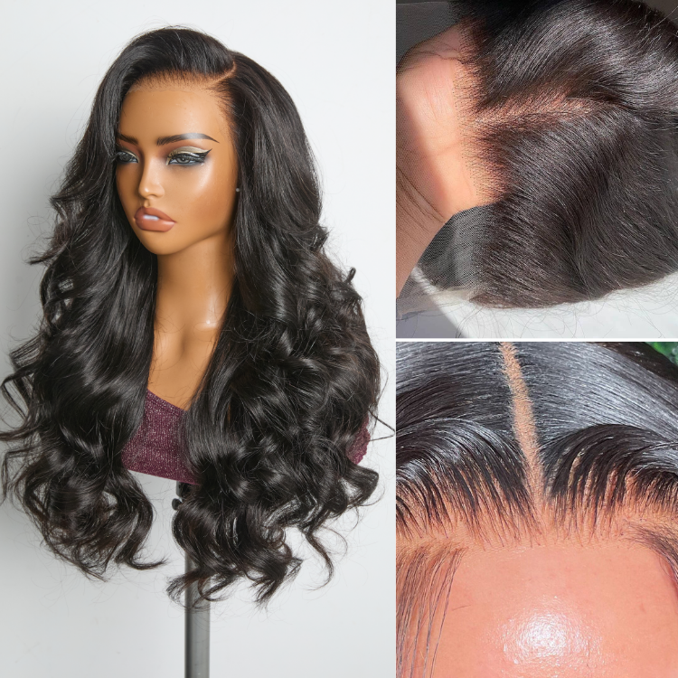 Outlet | Sueper Natural Loose Body Wave 7x6 Closure HD Lace Wig