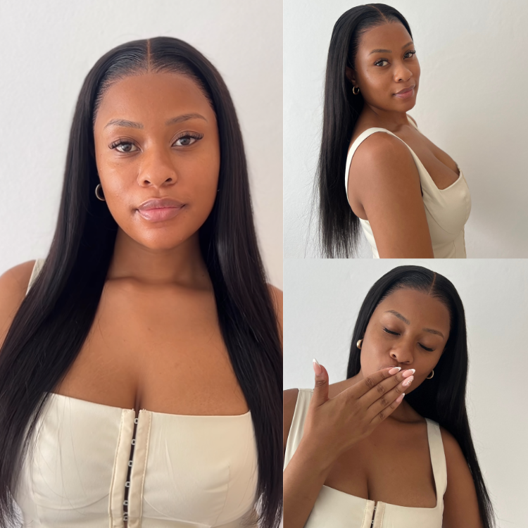 [munnyramaphakela]'s Special Link PreMax Wigs - Flexi-Fit Silky Straight Invisi Drawstring Cap & HD Lace & Regular Lace Glueless 13x4 Frontal Lace Human Hair Wig Pre-Cut Lace