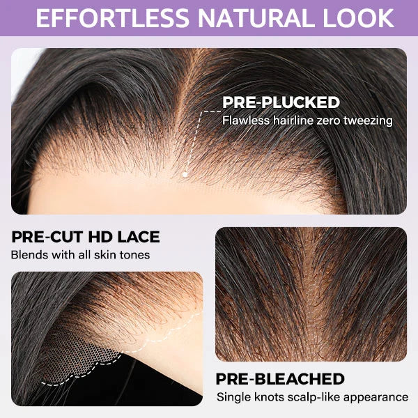 Highlight Color 13x4 Transparent Lace Body Wave 100% Human Hair Wig 180 Density